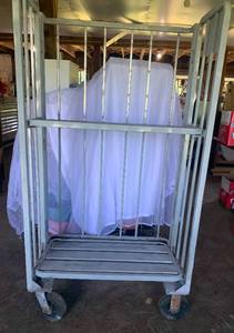 Folding Metal Rack on Wheels