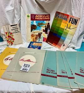 1951 52 Drawing booklets, Painting