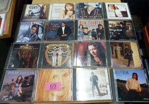 16 Music CDs country western