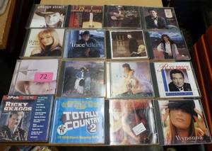 16 Music CDs country western