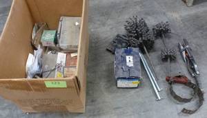 Box of garage items