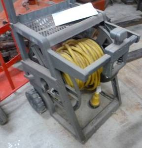 Hose reel with RV hookup 30Amp cord