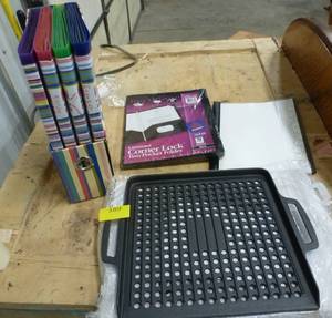 Pocket folders and new cast iron griddle for your outdoor grill
