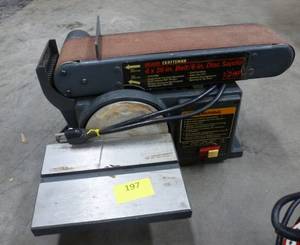Craftsman 4x36 inch Belt sander and 6 inch Disc sander 13 hp