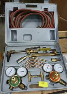 Excellent condition welding torch set