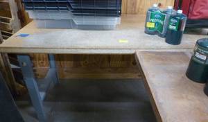 30x60 work bench with 2 inch top (no contents)