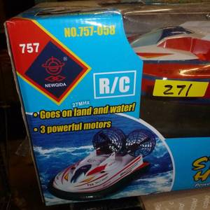 New remote control hovercraft boat