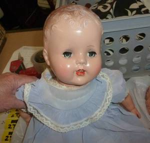 Two vintage dolls from the 1940s