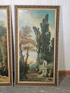 lot 33 image: Hubert Robert Vintage Prints The Swing & The Dance