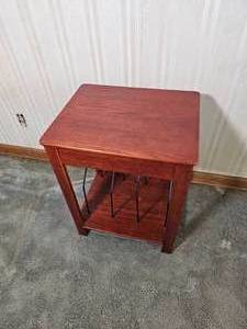 lot 216 image: Modern Contemporary Turntable Stand