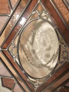 lot 141 image: Stain Glass Window Hangings