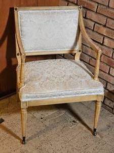 lot 109 image: Neoclassical Occasional Chair