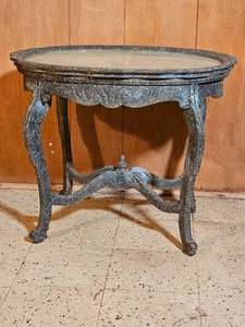 lot 163 image: Provincial Tray Top Side Table