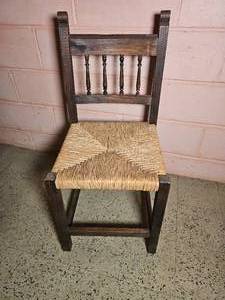 lot 248 image: Twine Seat Primitive Chair