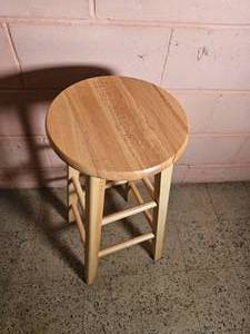 lot 171 image: Wooden Shop Stool