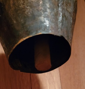 lot 84 image: Big Copper Cow Bell  9 inches