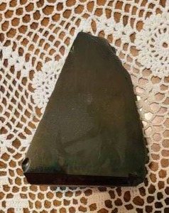 lot 97 image: Polished Coal Featuring Coal Miner Silohuette