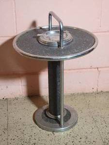 lot 212 image: Mid-Century Modern Industrial Chic Ashtray Table