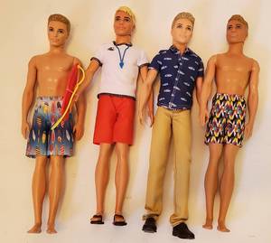 lot 11 image: 2012-2016 Mattel Ken Barbies