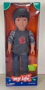 lot 71 image: My Life As -School Boy Doll NRFB 2016