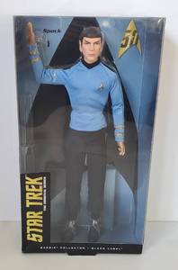 lot 45 image: Star Trek Spock The Original Series Barbie Collector Black Label 2016 NIB