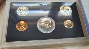 lot 65 image: Three Various Coin and Two Dollar Bill Lot