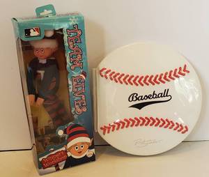 lot 134 image: Baseball Book and MN Twins Elf New