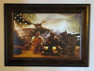 lot 146 image: Greater Love Hath No More Than This... Textured Picture