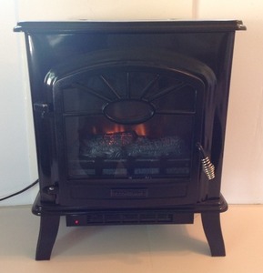 lot 6 image: Decor Flame Electric Heater with Fireplace