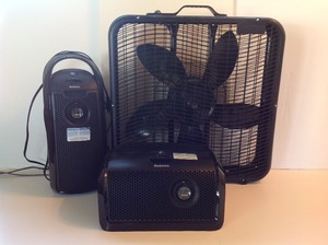 lot 9 image: Aerospeed Fan and Two Homes Air Purifiers