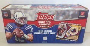 lot 73 image: Topps 2012 NFL Complete Trading Card Set-Unopened