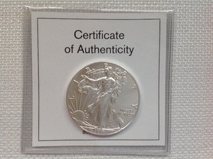 lot 130 image: 2017 United States Silver Dollar Coin