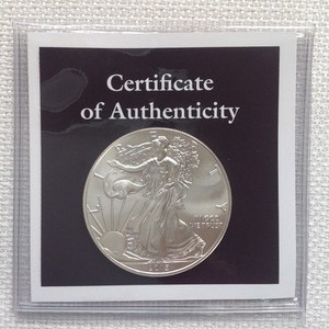 lot 136 image: 2015 United States Fine Silver Dollar Coin