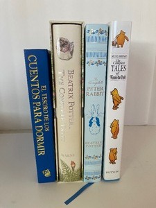 lot 85 image: Four Hardcover Childrens Books - Beatrix Potter, Winne the Pooh