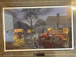 lot 101 image: Shelter from the Storm by Dave Barnhouse signed