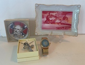 lot 114 image: Paketa Mens Watch, Cross Pendant lot