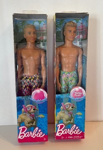 lot 119 image: 2017 Barbie and 2016 Waterplay Barbie NRFB
