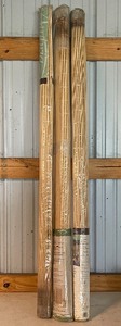 lot 116 image: LOT Of 3 Bamboo Roll Up Blinds