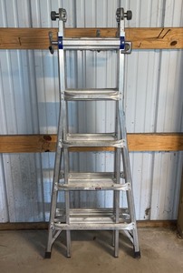 lot 95 image: Werner 21 Telescoping Ladder