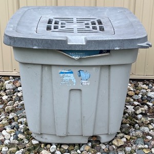 lot 73 image: Rubber Rain Barrel