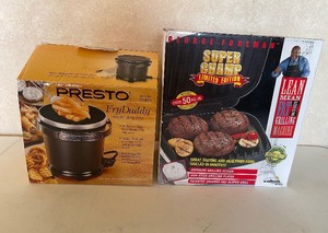lot 145 image: Presto Fry Daddy and George Foreman Grill Machine