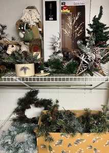 lot 223 image: Woodland Christmas Decor Lot -Large Lot