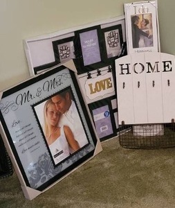 lot 206 image: Just Married and Love Frames Misc frames