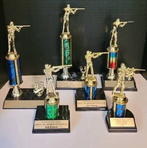 lot 204 image: Freeborn Gun Club Trophies