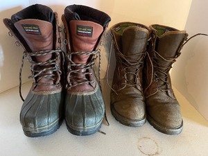 lot 270 image: Mens Boots Both Size 10 Cabelas and Rocky Ice Stalker