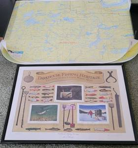 lot 256 image: Darhorse Fishing Poster by Les Kouba 8995000