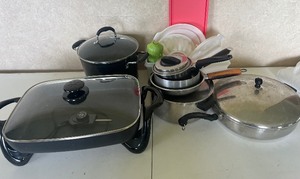 lot 301 image: Presto Electric Skillet and Misc. Kitchen