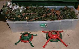 lot 336 image: Christmas Tree and Stand