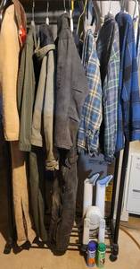 lot 342 image: Lot of work clothing -coveralls, Insulated items and boot dryer