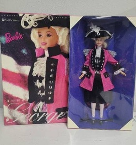 lot 7 image: FAO Schwarz Barbie as George 1996 Limited Edition NIB